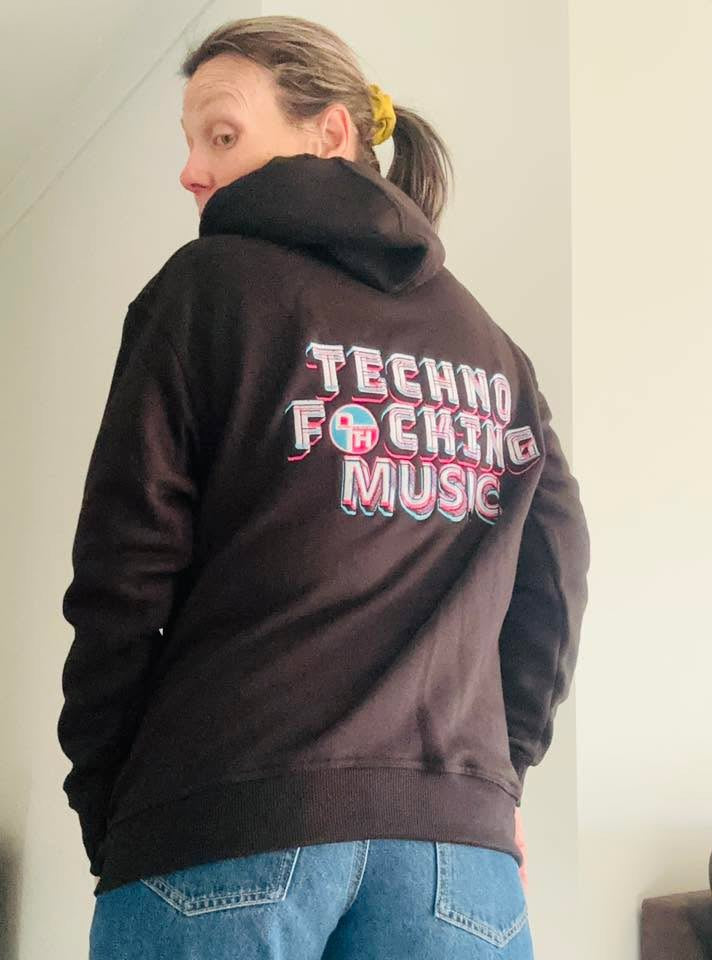 Dance Floor Heretics Techno F*cking Music Black Hoodie LIMITED EDITION