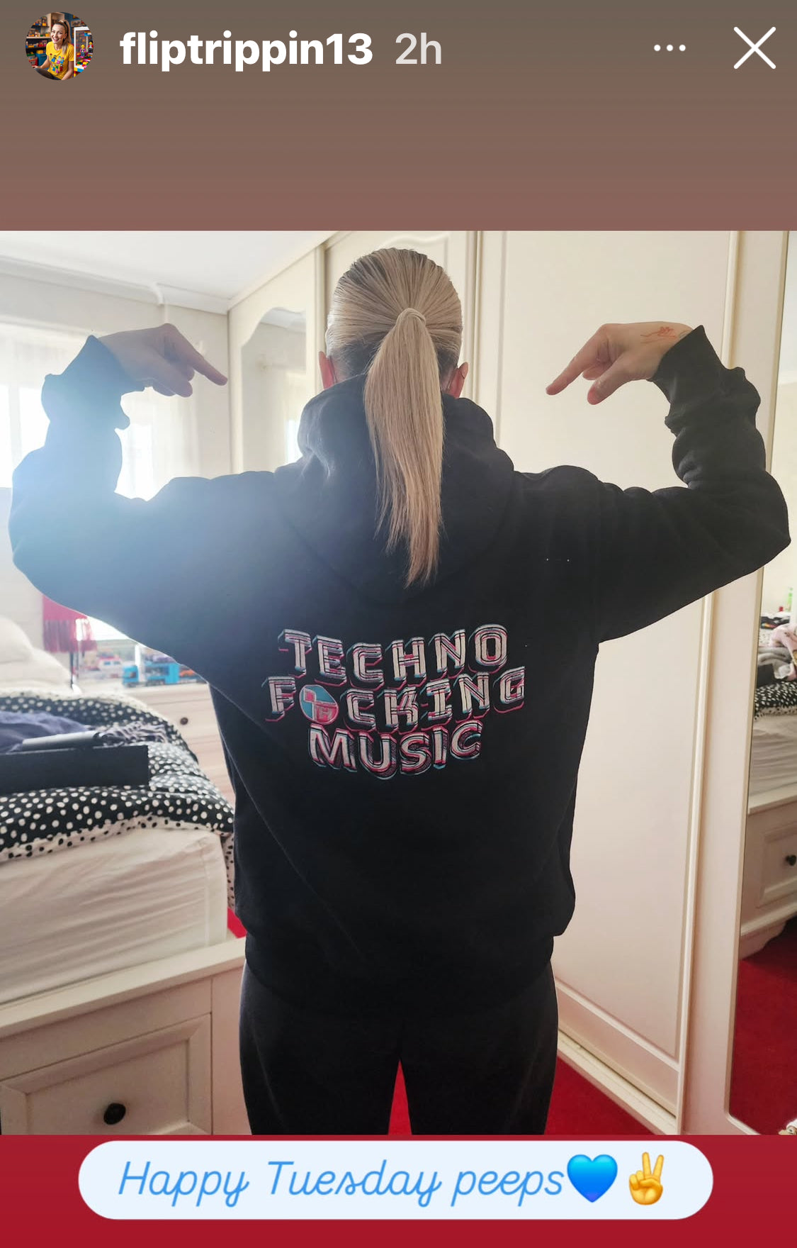 Dance Floor Heretics Techno F*cking Music Black Hoodie LIMITED EDITION
