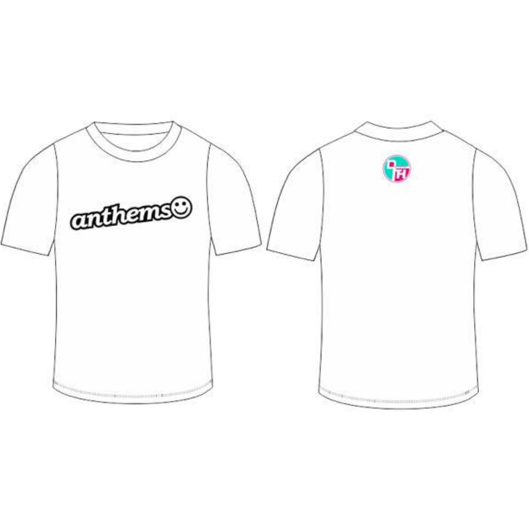 Anthems T-Shirt White/Black