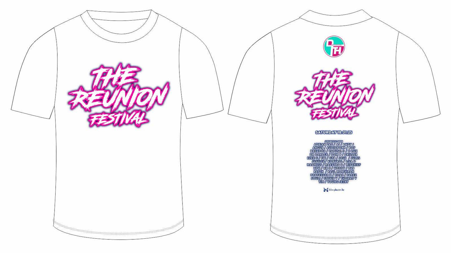 PREORDER Reunion Festival T-Shirt White