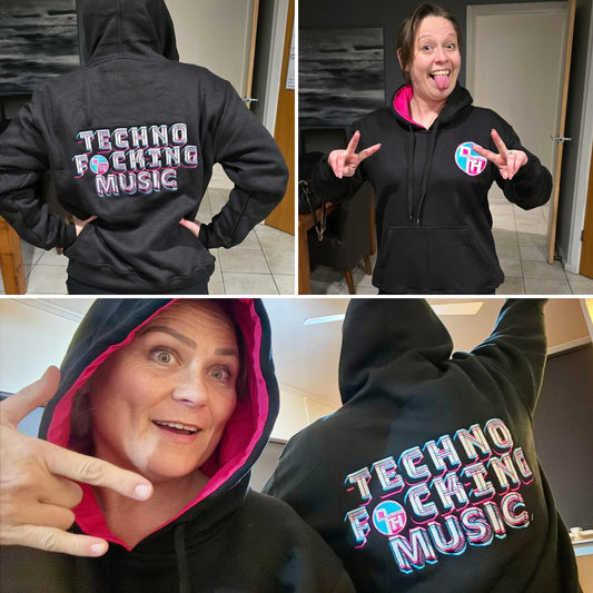 Dance Floor Heretics Techno F*cking Music Black Hoodie LIMITED EDITION