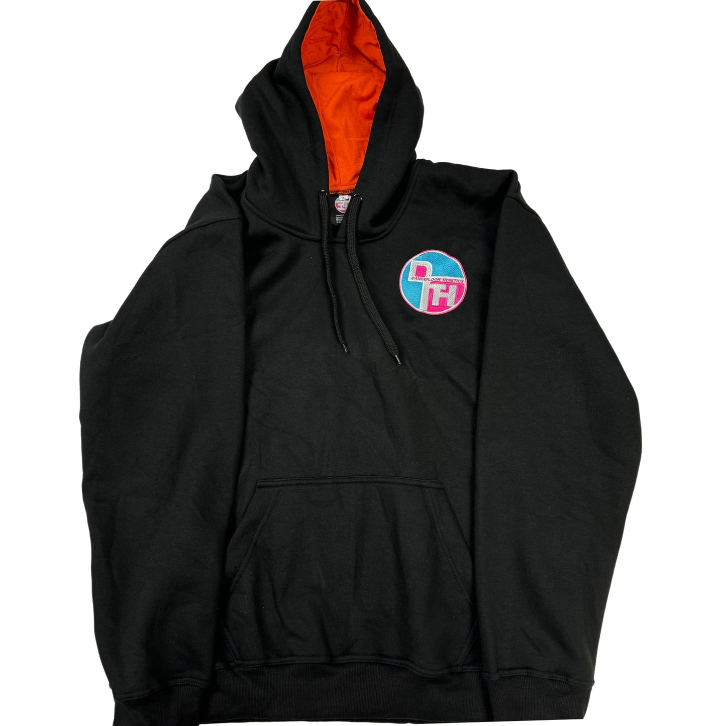 Dance Floor Heretics We Are Rave Hoodie Black/Orange LIMITED EDITION