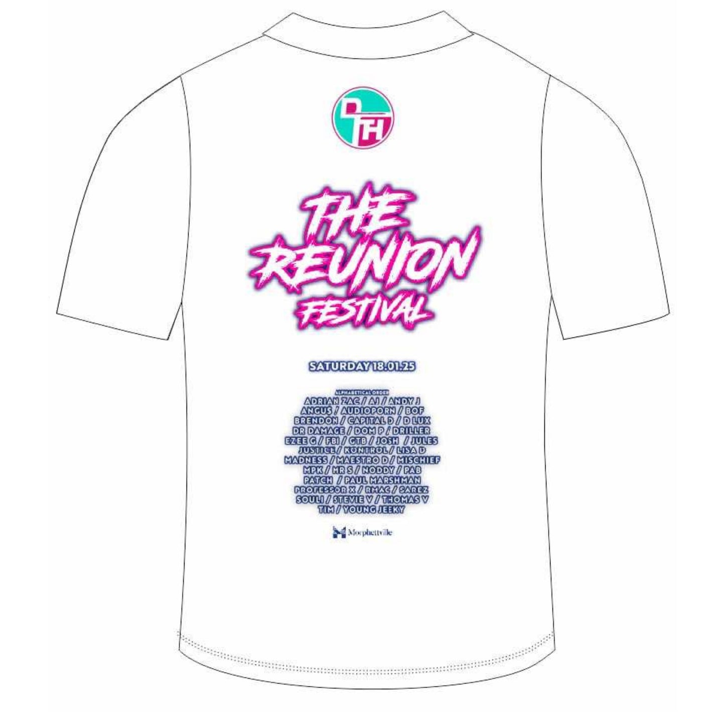 PREORDER Reunion Festival T-Shirt White