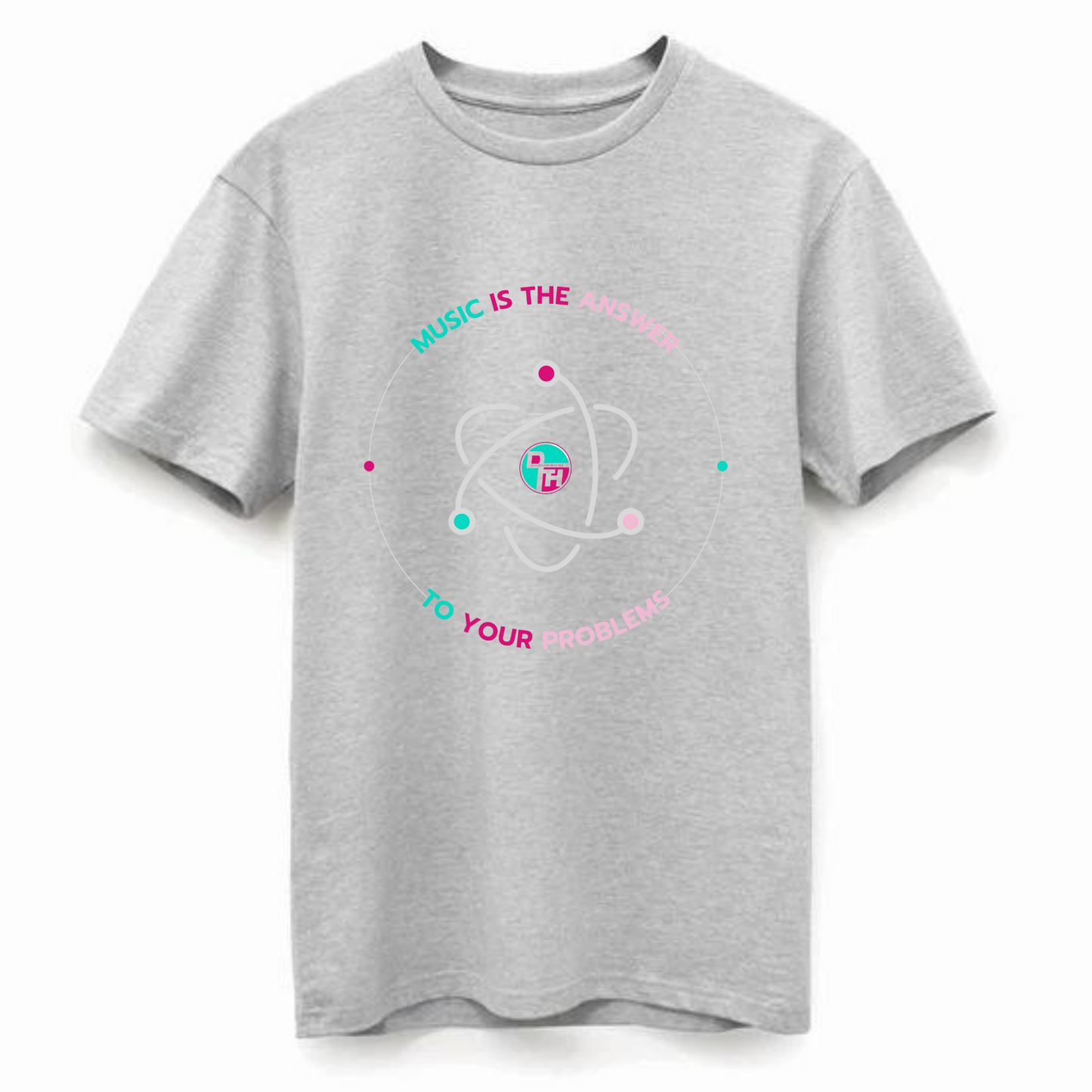 Dance Floor Heretics Music is the Answer T-Shirt Heather Grey