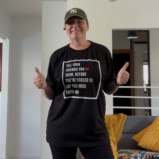 Tell Your Friends T-shirt (Black)