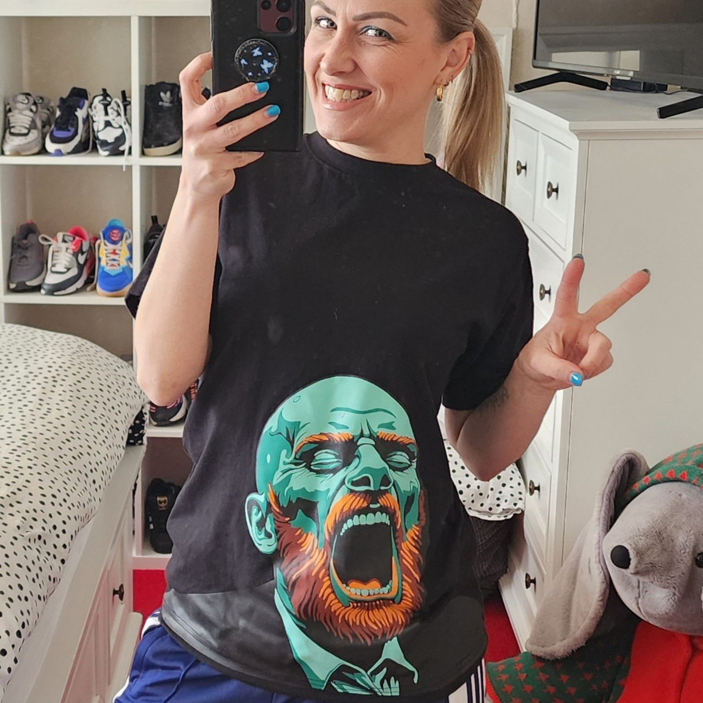 Scream If You Love Techno T-shirt (Black) – Limited Edition